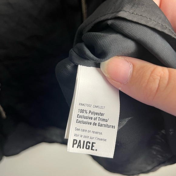 Paige black Selene Blouse size large - Picture 9 of 12